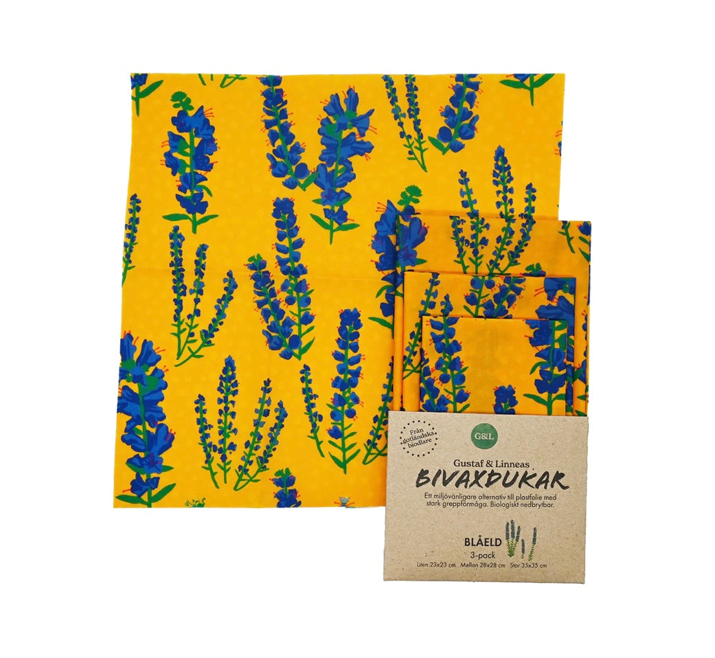 Bivaxduk Blåeld Tre-pack