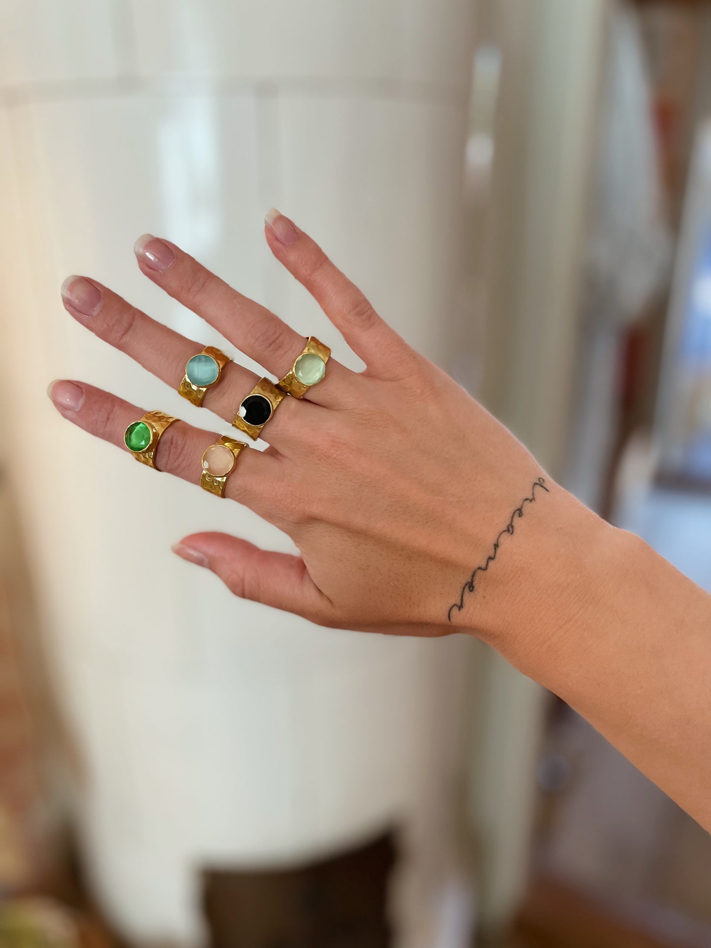 New tau ring