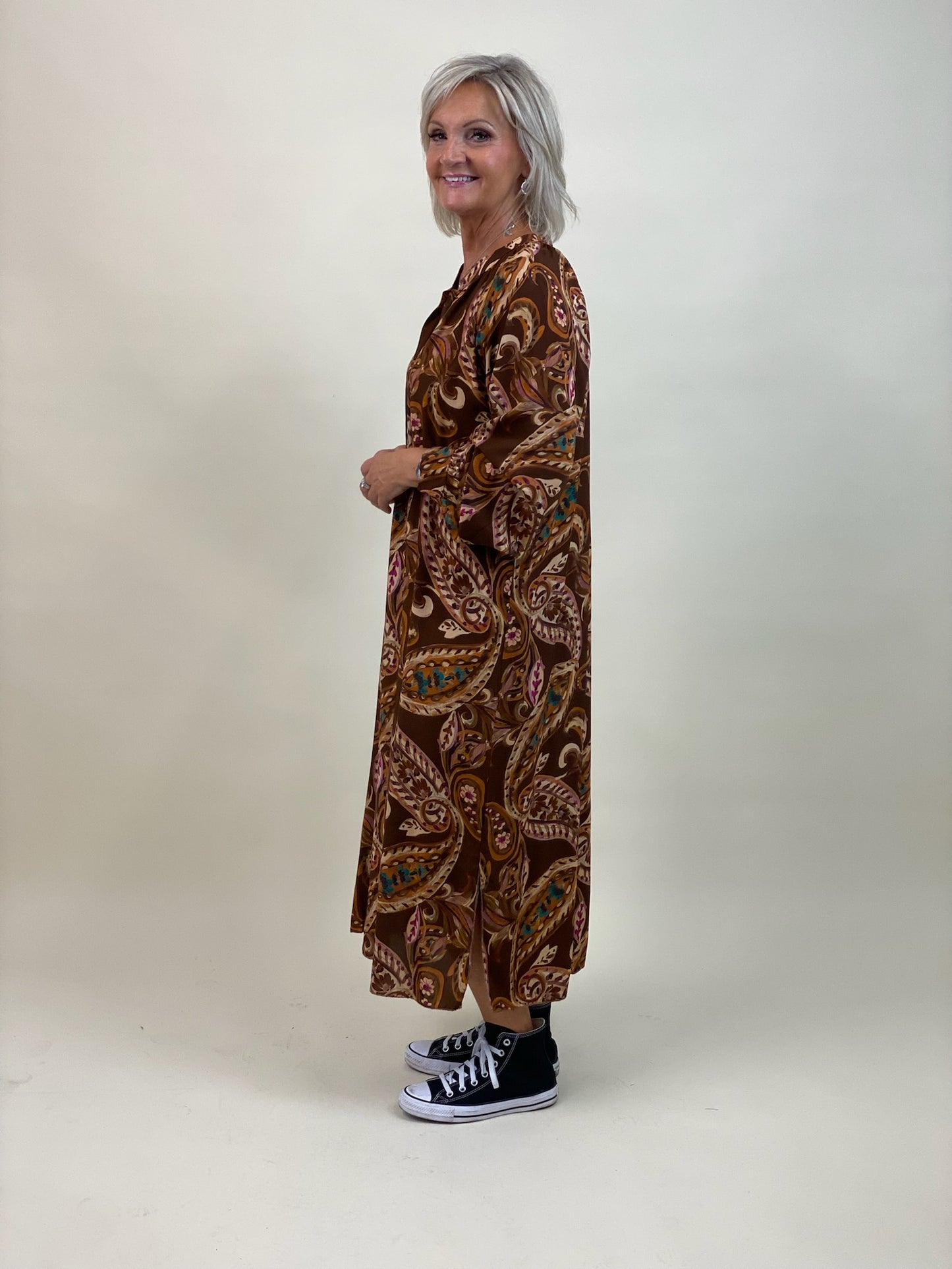 Klänning i 100% viscose